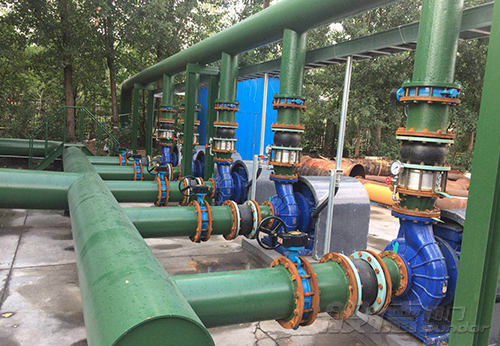 新鄉(xiāng)某公司污水處理項(xiàng)目使用般德襯膠對夾蝶閥