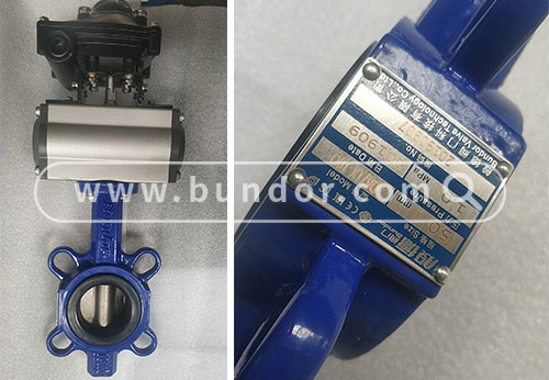 廣東某公司采購般德手柄蝶閥、氣動(dòng)蝶閥等