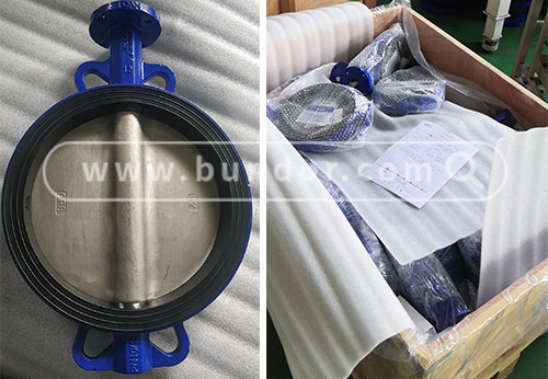 上海某公司采購般德軟密封對(duì)夾蝶閥出口歐洲