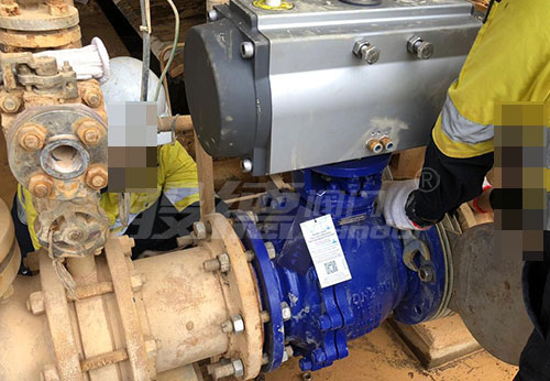 般德氣動(dòng)襯氟鑄鋼球閥出口馬來(lái)西亞